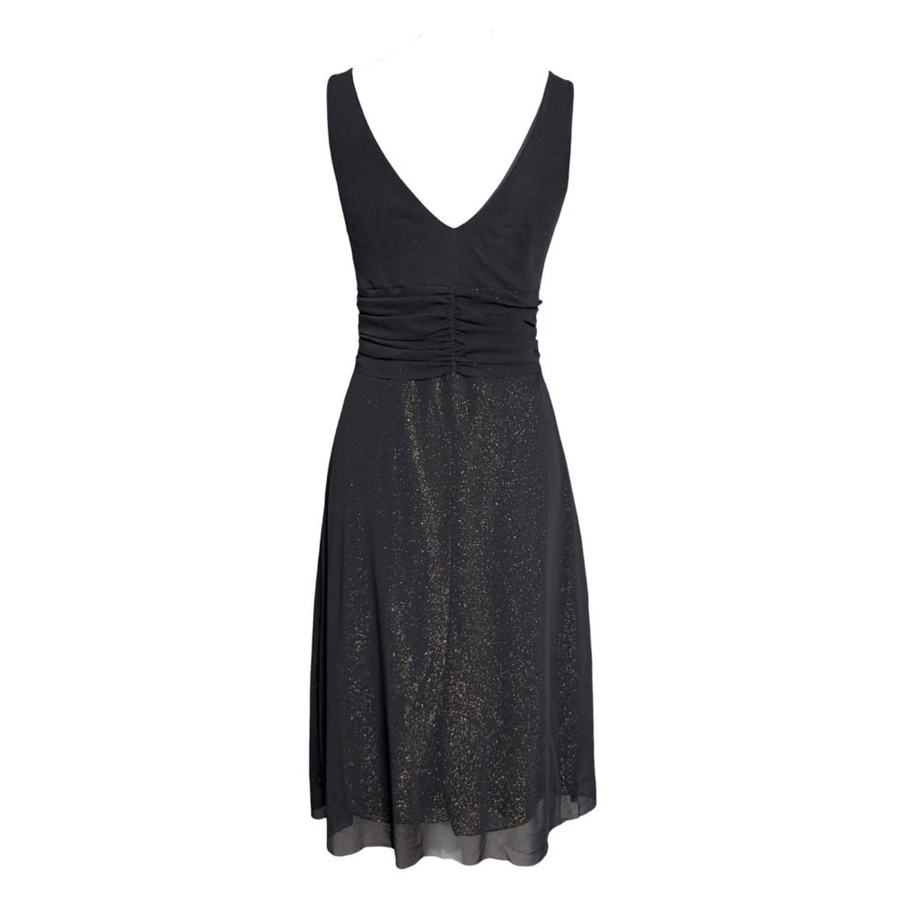 Vivienne Tam Y2k Whimsigoth Dress M Black Mesh Empire Waist Stretch Fairy Grunge - Picture 4 of 10